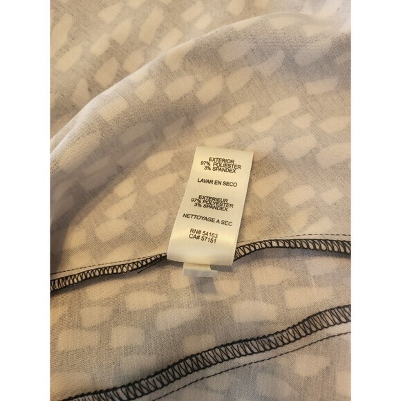 Eliza J. Black and White Sleeveless Polka Dot Swing Dress Size 4 Dancing Party - Picture 2 of 11